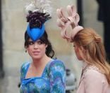 Les princesses Eugenie et Beatrice au mariage du prince William et Kate Middleton, à Londres, le 29 avril 2011.