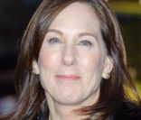 Kathleen Kennedy présente Les aventures de Tintin : Le secret de la Licorne à Londres le 23 octobre 2011.