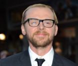 Simon Pegg présente Les aventures de Tintin : Le secret de la Licorne à Londres le 23 octobre 2011.