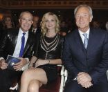 Jean-Claude Jitrois, Sarah Marshall et Lutz Bethge à la soirée Montblanc Awards, le mardi 25 octobre 2011.