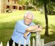 Pierre Bellemare devant sa propriété dans le Périgord, août 2010.