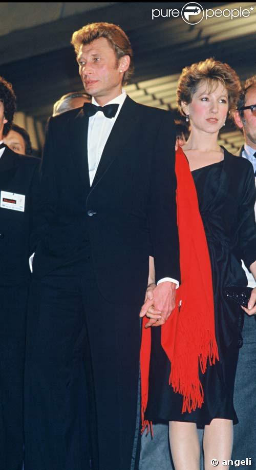 Johnny Hallyday et Nathalie Baye
