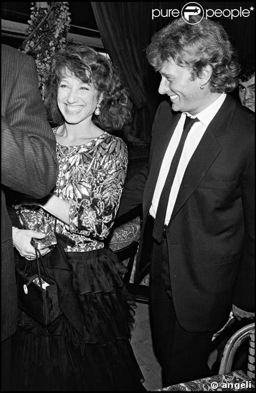 Nathalie Baye et Johnny Hallyday