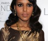 Kerry Washington lumineuse lors d\'une soirée caritative à New York le 2 novembre 2011