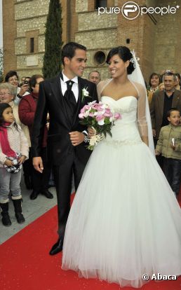 Alberto Contador a épousé son amour de longue date, Macarena Pescador, dans sa ville natale de Pinto, le 5 novembre 2011.