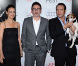 Bérénice Bejo, Jean Dujardin et Michel Hazanavicius lors de l'avant-première de The Artist, lors du Festival AFI Fest 2011, à Los Angeles, le 8 novembre 2011