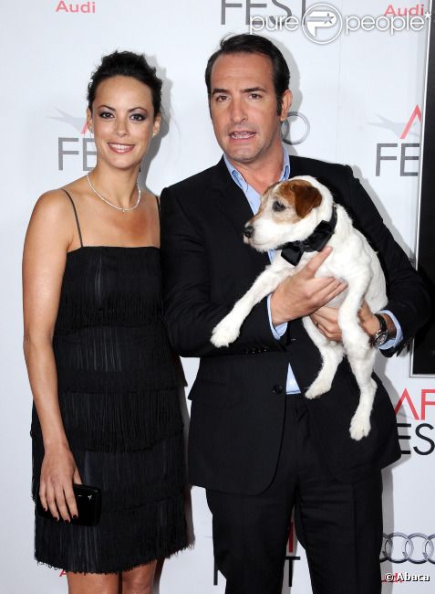 Jean Dujardin et Bérénice Bejo tous les deux sublimes lors de l'avant-première de The Artist,  lors du Festival AFI Fest 2011, à Los Angeles, le 8 novembre 2011