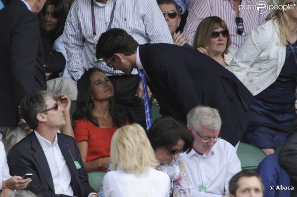 Pippa Middleton et Alex Loudon à Wimbledon en juin 2011.