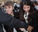 Justin Bieber et Selena Gomez se rendent chez Louis Vuitton, à Paris, le 9 novembre 2011.