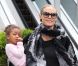 Heidi Klum, sa maman Erna, et ses filles Lou et Leni font du shopping à Los Angeles, le 12 novembre 2011.