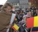 Sur la grand-place de Neufchâteau, le prince Philippe et la princesse Mathilde de Belgique ont été ovationnés, lors de leur visite officielle dans la province du Luxembourg le 16 novembre 2011.