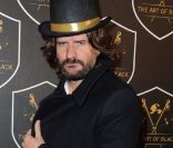 Frédéric Beigbeder à la grande soirée The Art of Black by Johnny Walker, à Paris le mercredi 16 novembre 2011.