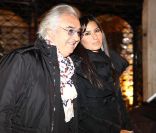 Flavio Briatore et Elisabetta Gregoraci à Rome le 20 novembre 2011