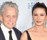 Michael Douglas et Catherine-Zeta Jones au gala de charité des enfants de Tchernobyl, à New York le 21 novembre 2011.