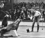 Jane Birkin en 1974 lors du Gala de l'Union des artistes.