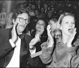 Jean Rochefort et son épouse Nicole lors du Gala de l'Union des artistes 1981.