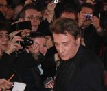 Johnny Hallyday à enregistrement de l'émission Champs-Élysées, à Paris, le 22 novembre 2011.