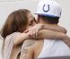 Jennifer Lopez avec son petit ami Casper Smart semblent terriblement amoureux lors d'une pause entre deux répétitions de danse à Los Angeles le 18 novembre 2011