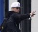 Casper Smart lors d'une pause entre deux répétitions de danse à Los Angeles le 18 novembre 2011