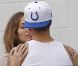 Jennifer Lopez et Casper Smart ne peuvent plus se quitter lors d'une pause entre deux répétitions de danse à Los Angeles le 18 novembre 2011