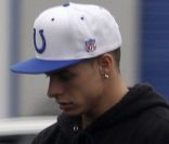Casper Smart lors d'une pause entre deux répétitions de danse à Los Angeles le 18 novembre 2011
