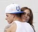 Jennifer Lopez et Casper Smart ne peuvent plus se quitter lors d'une pause entre deux répétitions de danse à Los Angeles le 18 novembre 2011