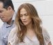 Jennifer Lopez avec son petit ami Casper Smart lors d'une pause entre deux répétitions de danse à Los Angeles le 18 novembre 2011