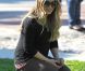 Hilary Duff photographiée au parc Coldwater Canyon, à Los Angeles, ce vendredi 25 novembre.