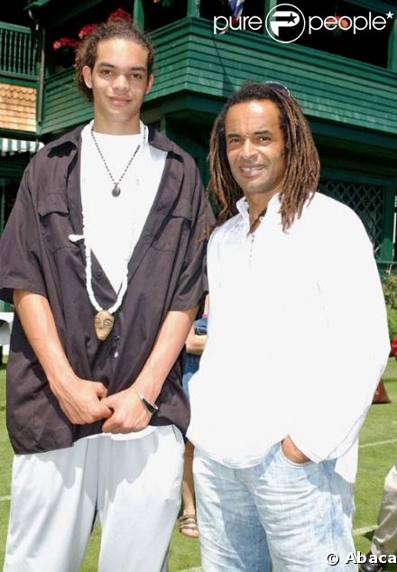 Joakim Noah avec son père Yannick.
