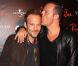 Jean-Roch très très ami avec Stephen Dorff lors de la soirée spéciale RedOne, au VIP ROOM à Paris le 26 novembre 2011