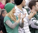 Hayden Panettiere et son petit ami Scotty McKnight au MetLife Stadium à East Rutherford, dans le New Jersey, le 27 novembre 2011<br />