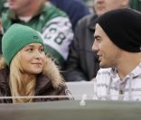 Hayden Panettiere et son petit ami Scotty McKnight au MetLife Stadium à East Rutherford, dans le New Jersey, le 27 novembre 2011<br />