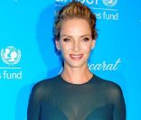 Uma Thurman a brillé lors du gala annuel de l'Unicef organisé à New York le 29 novembre 2011