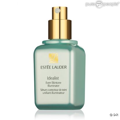 Sérum correcteur de teint unifiant illuminateur Idealist Estée Lauder, 71 € les 30 ml.