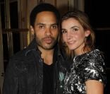 Lenny Kravitz et Clotilde Courau au ministère de la Culture, le 30 novembre 2011 à Paris