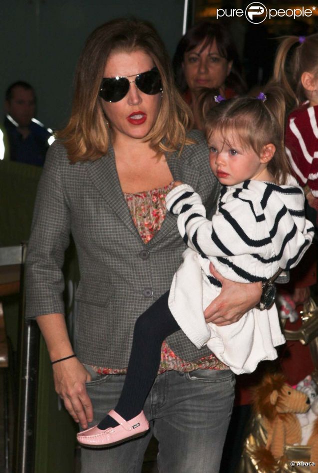 Lisa-Marie Presley, à Londres, le 1er avril 2011.