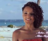  Aïcha Adhmed (Miss Mayotte) se présente dans un portrait individuel, le samedi 3 décembre 2011 à Brest à l'occasion de l'élection de Miss France 2012. 