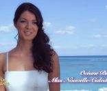 Océane Bichot (Miss Nouvelle-Calédonie) se présente dans un portrait individuel, le samedi 3 décembre 2011 à Brest à l'occasion de l'élection de Miss France 2012. 
