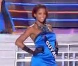 Miss Guyane pendant le tableau Gilda, élection Miss France 2012, samedi 3 décembre 2011, sur TF1