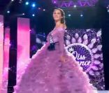  Miss Pays de Loire défile en robe de soirée, lors de la soirée de l'élection de Miss France 2012, le samedi 3 décembre 2011 à Brest. 
 