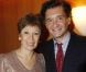 Brigitte Lefèvre, directrice de la danse de l'Opéra de Paris et Philippe Sereys de Rothschild, lors de la représentation du ballet Cendrillon, à l'Opéra Bastille, le dimanche 4 décembre 2011.