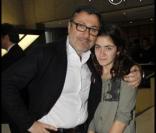 Laurent Grosman (PDG de Célio) et sa fille Chloé lors de la représentation du ballet Cendrillon, à l'Opéra Bastille, le dimanche 4 décembre 2011.
