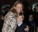 Marie-Noëlle Debré et son fils Camille lors de la représentation du ballet Cendrillon, à l'Opéra Bastille, le dimanche 4 décembre 2011.