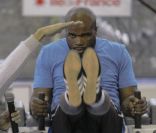 Jean-Marc Mormeck lors de son dernier entraînement public à Thiais le 3 décembre 2011