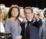 Nicolas Sarkozy et Cécilia Attias à Paris, le 6 mai 2007.