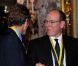 Albert de Monaco joue au Père Noël et prend une chope avec Andrea Casiraghi