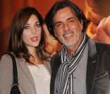 Christophe Barratier et sa compagne Gwendoline, à l'avant-première de La délicatesse, à Paris le 13 décembre 2011.