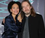 Frederique Bedos et Yann Samuell, à Paris le 16 décembre 2011.