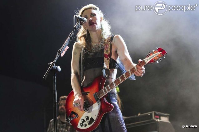 Courtney Love en concert à Sao Paulo, le 13 novembre 2011. 
