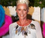 Brigitte Nielsen fait la fête en août 2011 à Saint-Tropez